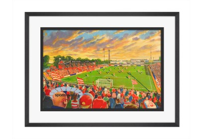 Belle Vue Stadium Fine Art Print - Doncaster Rovers FC